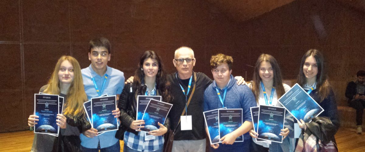 Dos projectes d’alumnes  premiats al concurs europeu Odysseus II (Madrid)