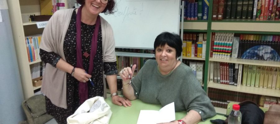 Visita de l’escriptora Glòria Marín