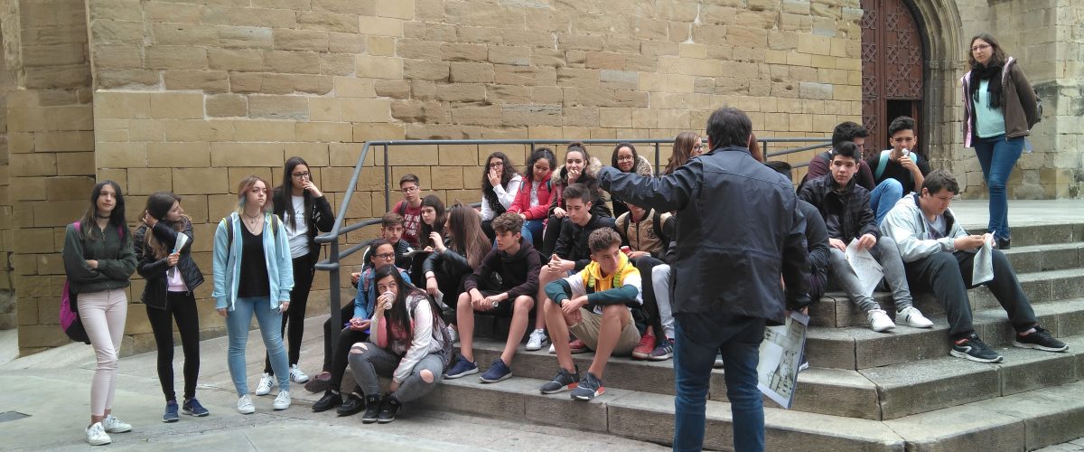 L’alumnat de 3r d’ESO fan l’itinerari del Setge de Lleida del 1707